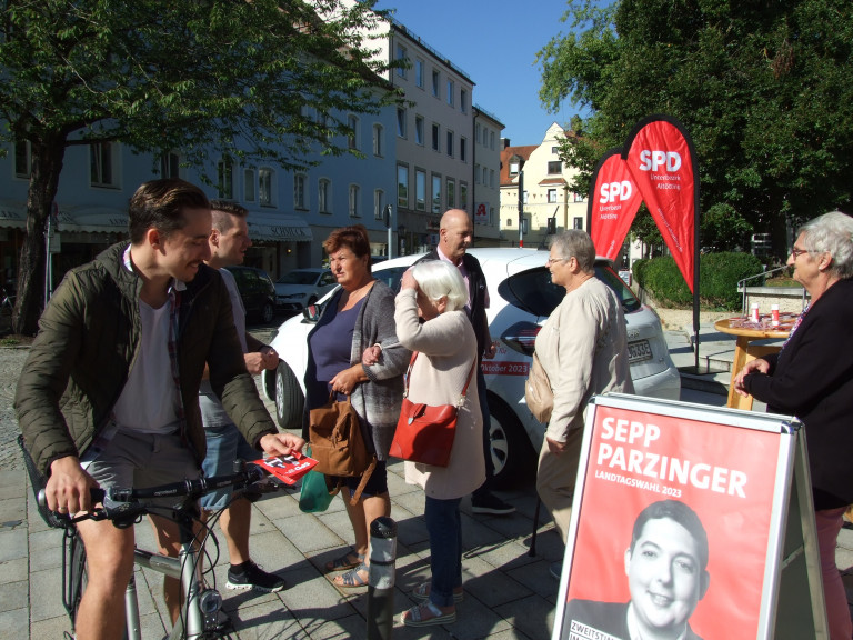 SPD Infostand Wahl 2023 - 1